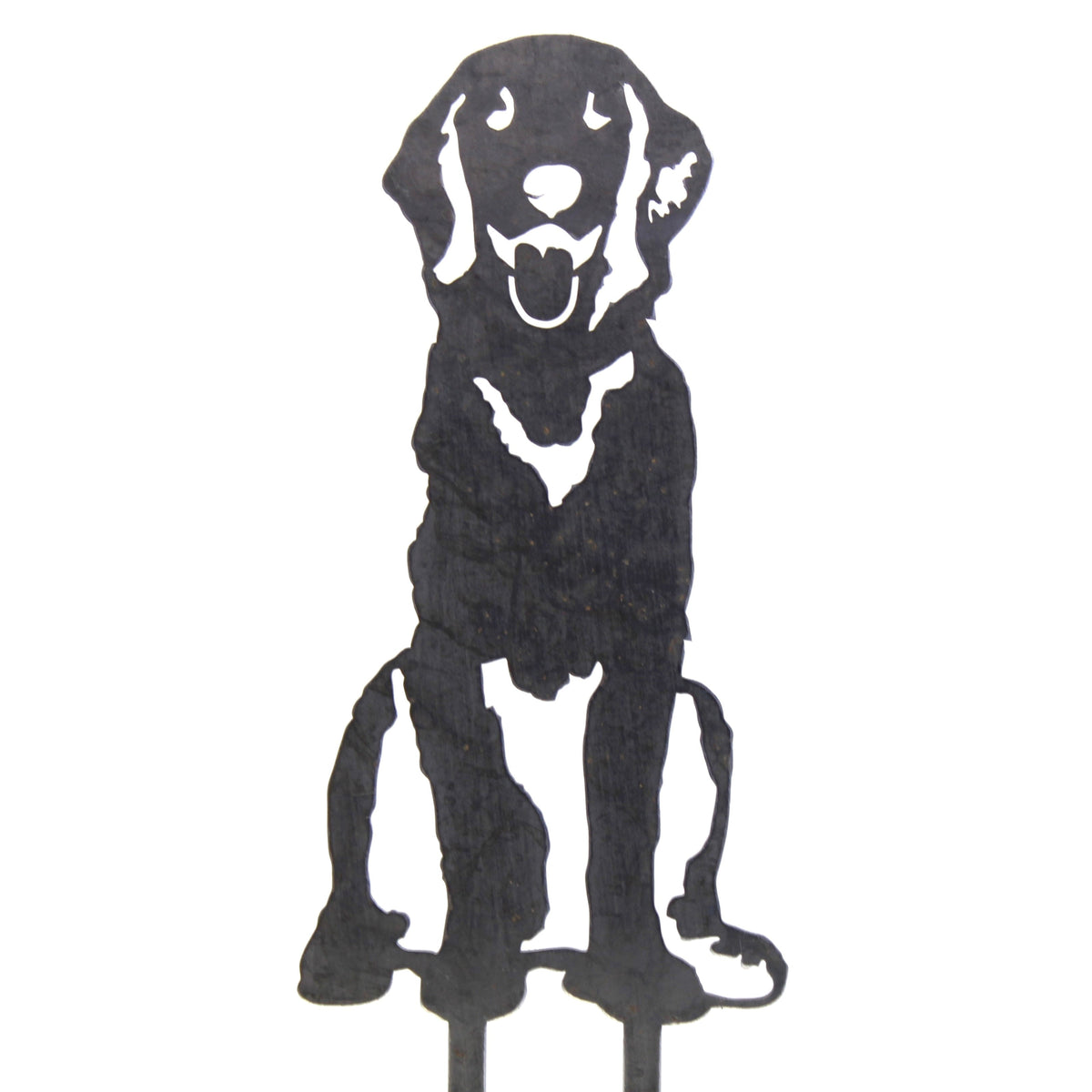 Flat-Coated Retriever Metal Art – Handmade Dog Silhouette