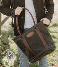 Voyager Waxed Canvas Tote - USA Made
