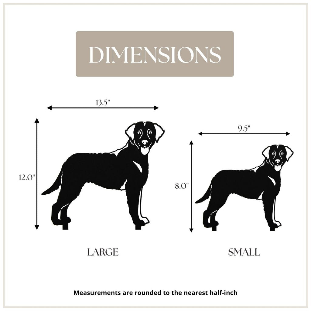 Chesapeake Bay Retriever Metal Art – Handmade Steel Dog Silhouette