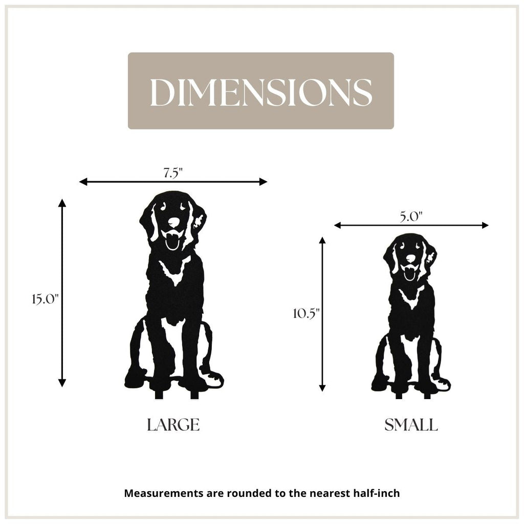 Flat-Coated Retriever Metal Art – Handmade Dog Silhouette