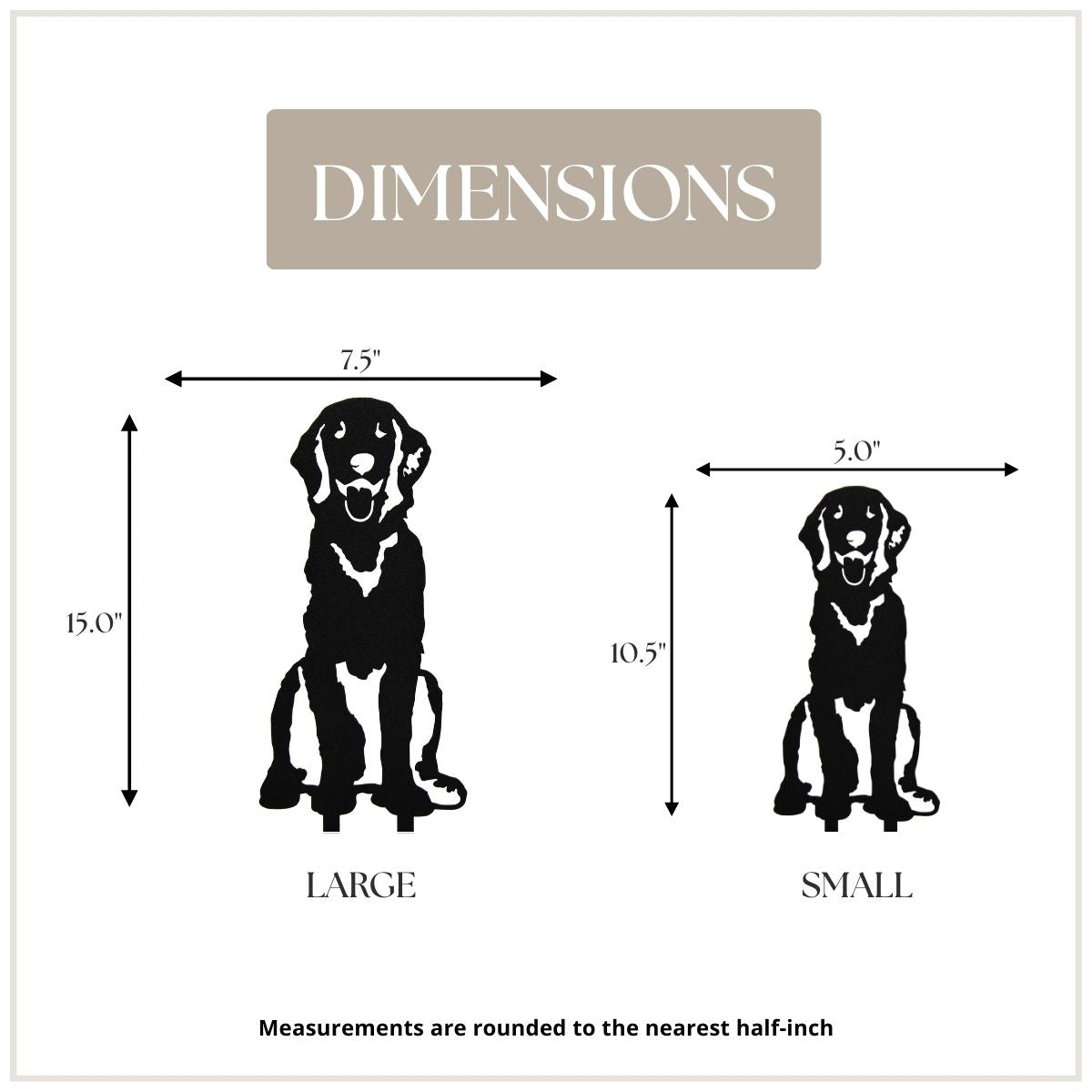 Flat-Coated Retriever Metal Art – Handmade Dog Silhouette