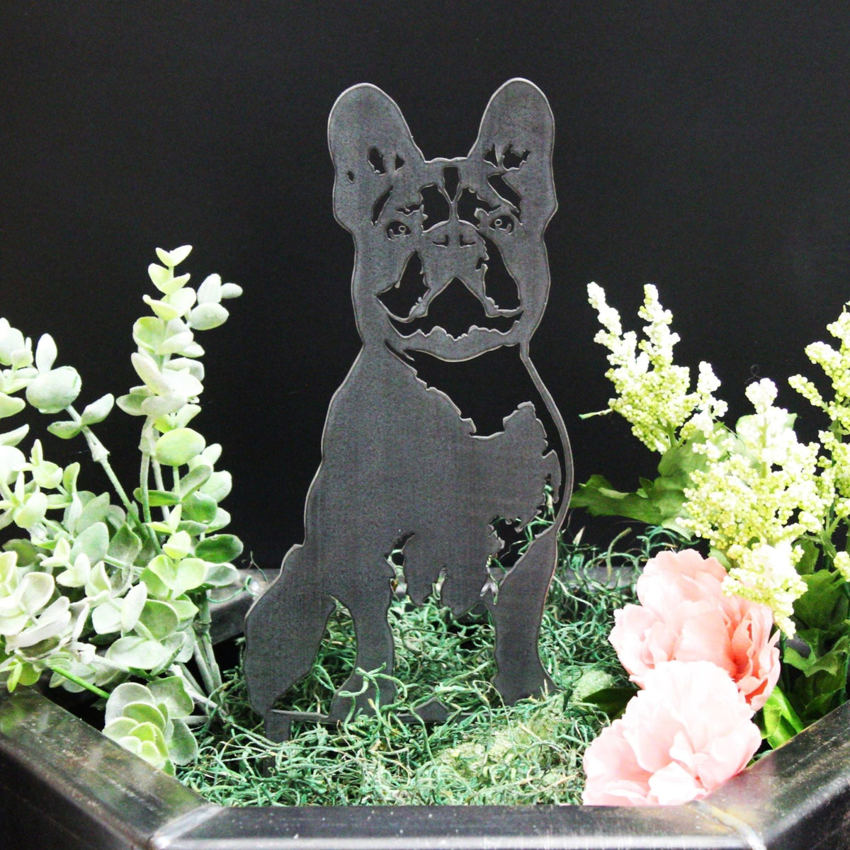 French Bulldog Metal Art – Handmade Steel Décor