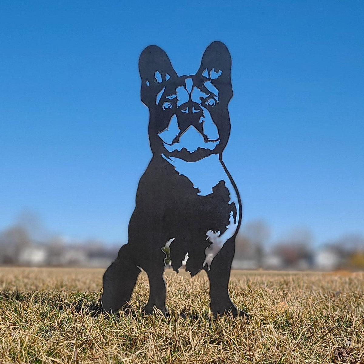 French Bulldog Metal Art – Handmade Steel Décor