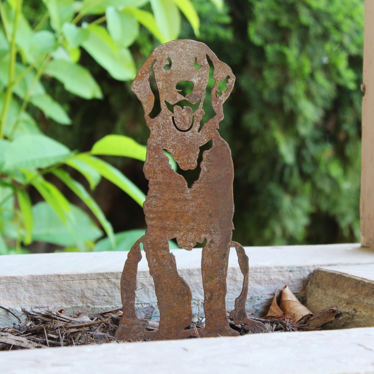 Flat-Coated Retriever Metal Art – Handmade Dog Silhouette