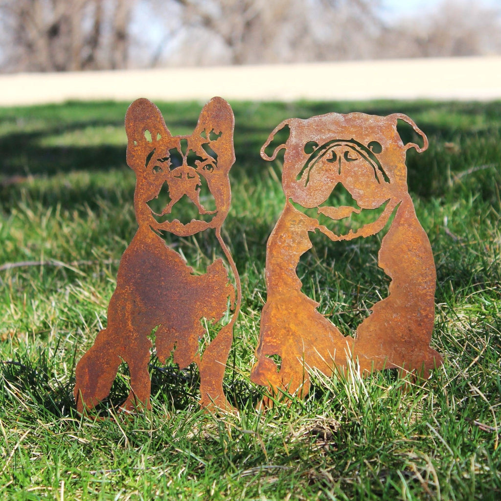 French Bulldog Metal Art – Handmade Steel Décor