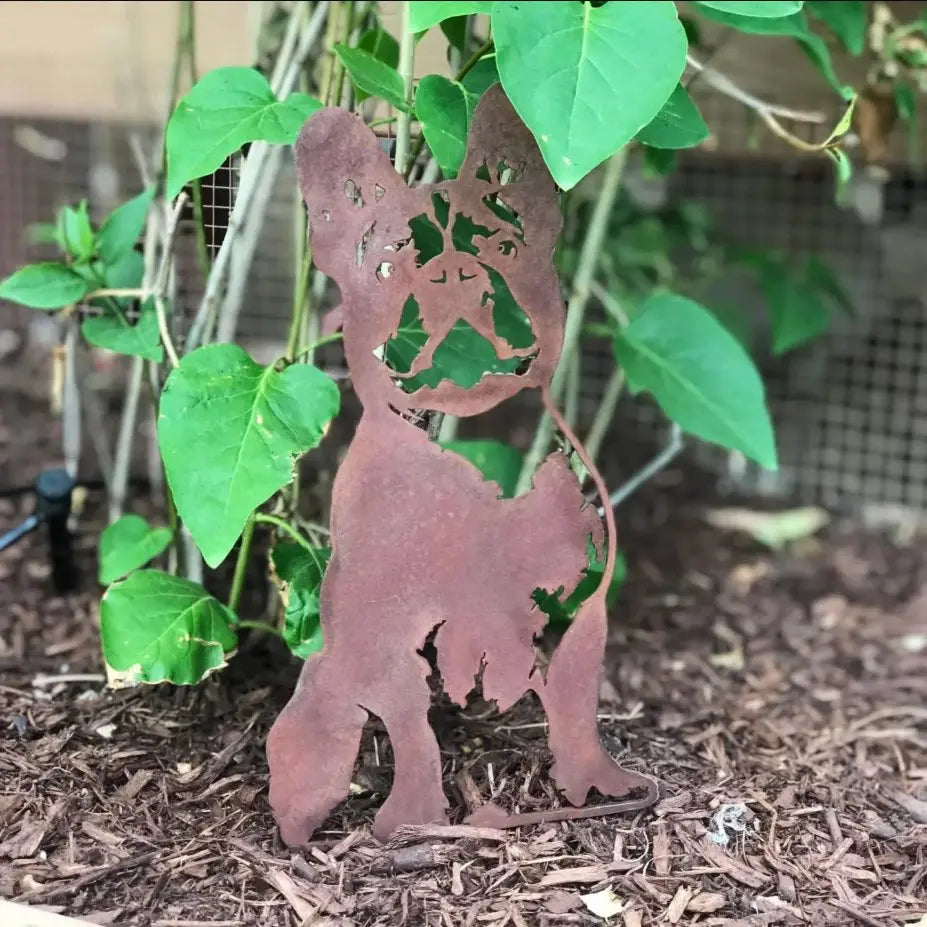 French Bulldog Metal Art – Handmade Steel Décor
