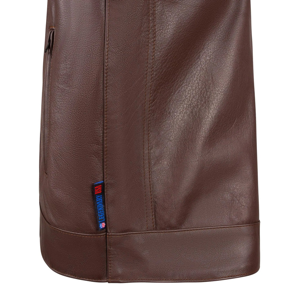 BECK® 566 Horsehide Motorcycle Vest — Brown