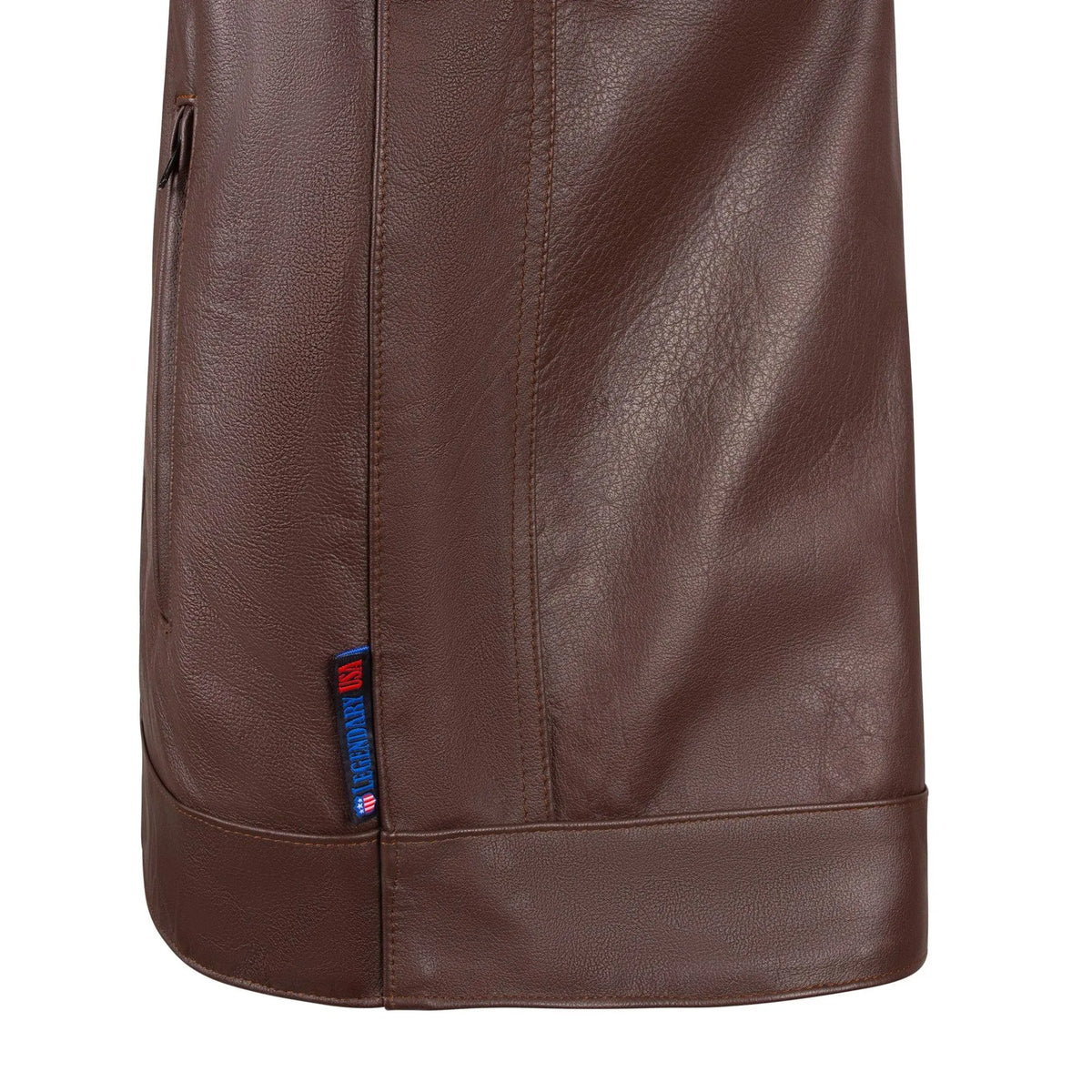 BECK® 566 Horsehide Motorcycle Vest — Brown