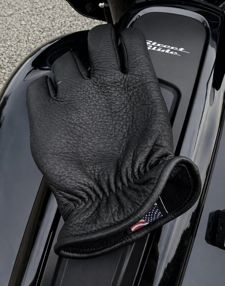 Fleece-Lined Deerskin Gloves