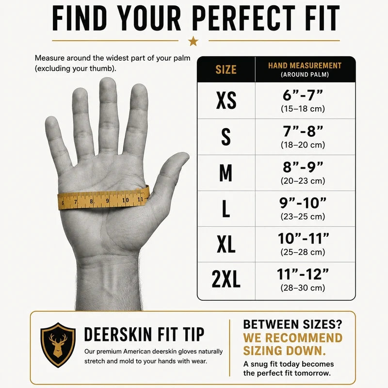 Aramid Touchscreen Deerskin Gloves