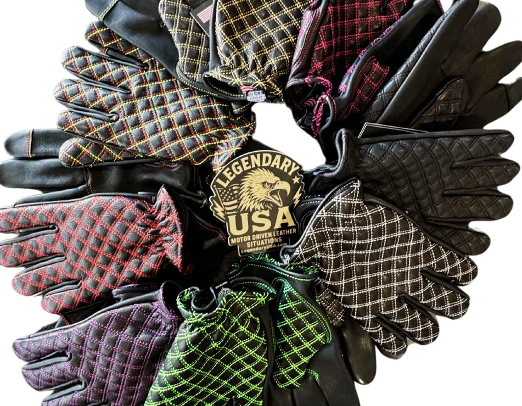 Double-Diamond Touchscreen Gloves