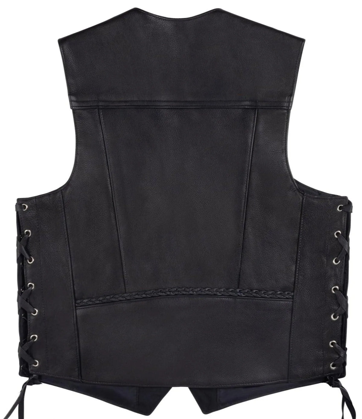 Legendary Gunslinger Men's Leather Vest