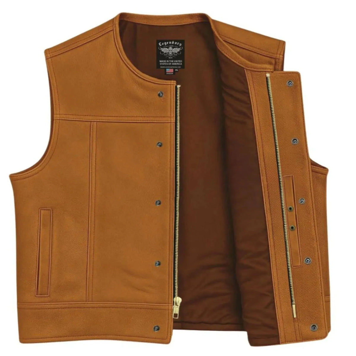 Legendary LowLife NCP American Bison Leather Vest