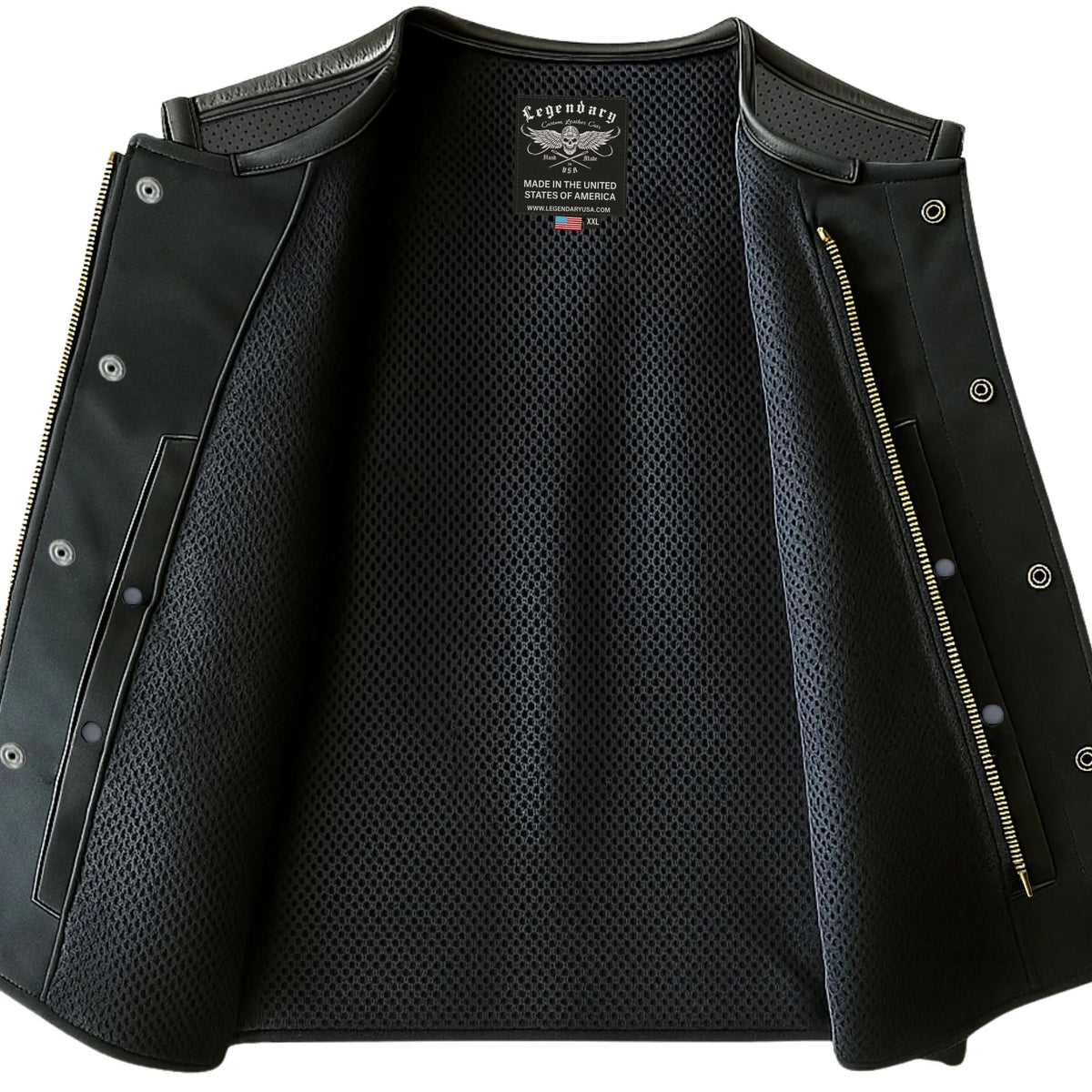 Legendary LowLife NCP Perforated Leather Club Vest