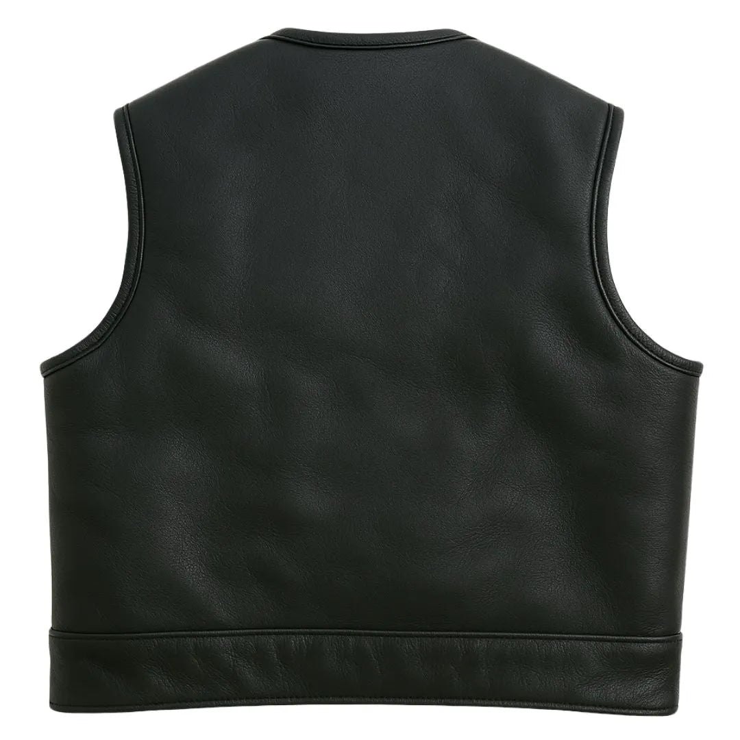 Legendary Lowlife Z Black Leather Club Vest