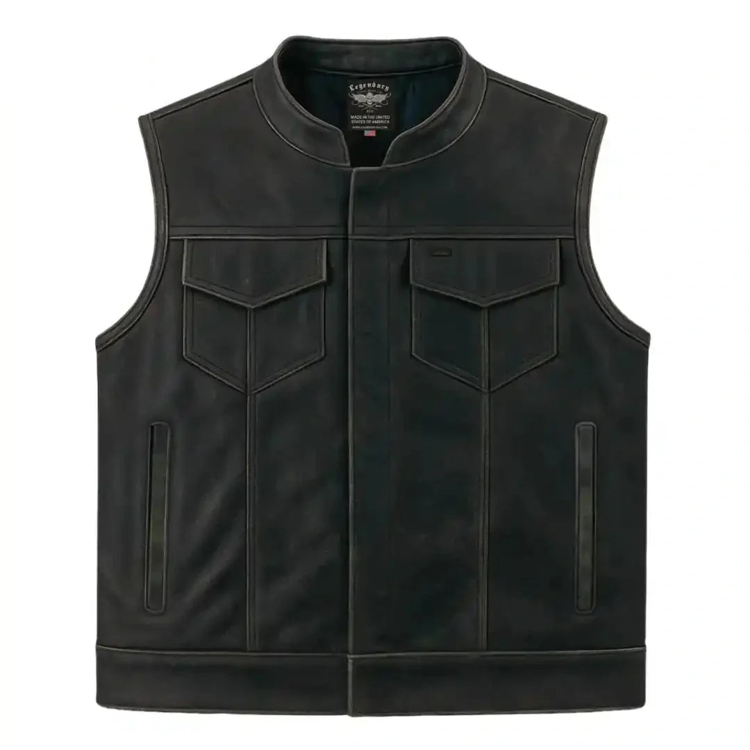 Legendary Reckless Outlaw Aged Leather Vest