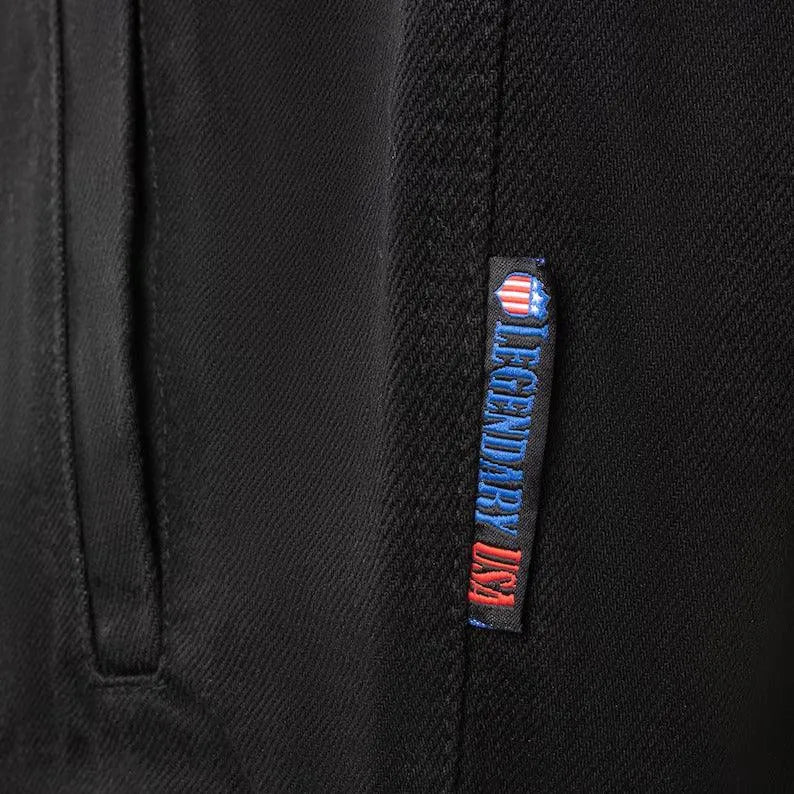 Legendary Revolution Men's Black Denim Vest