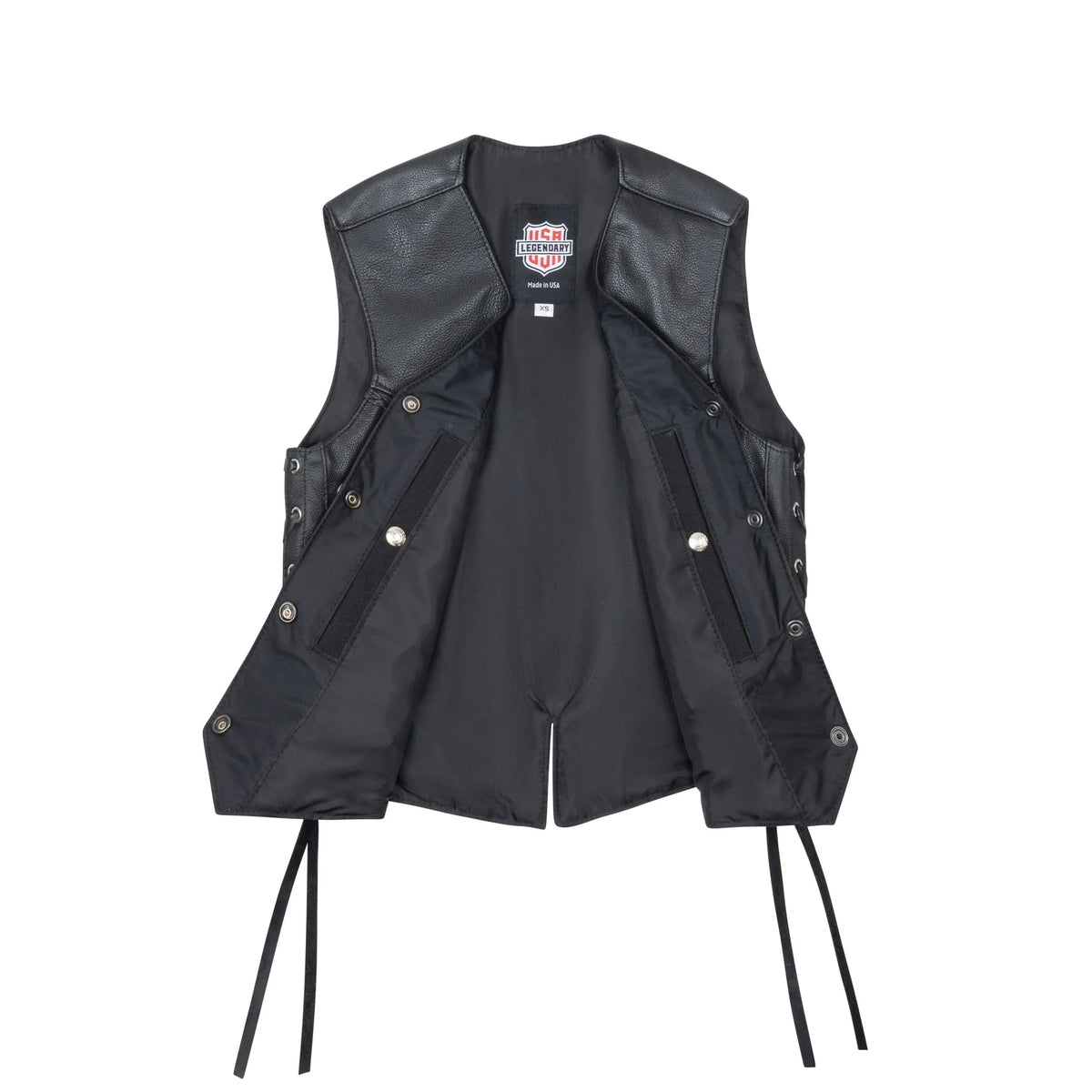 Legendary Vikla Chikla Women's Braided Leather Vest