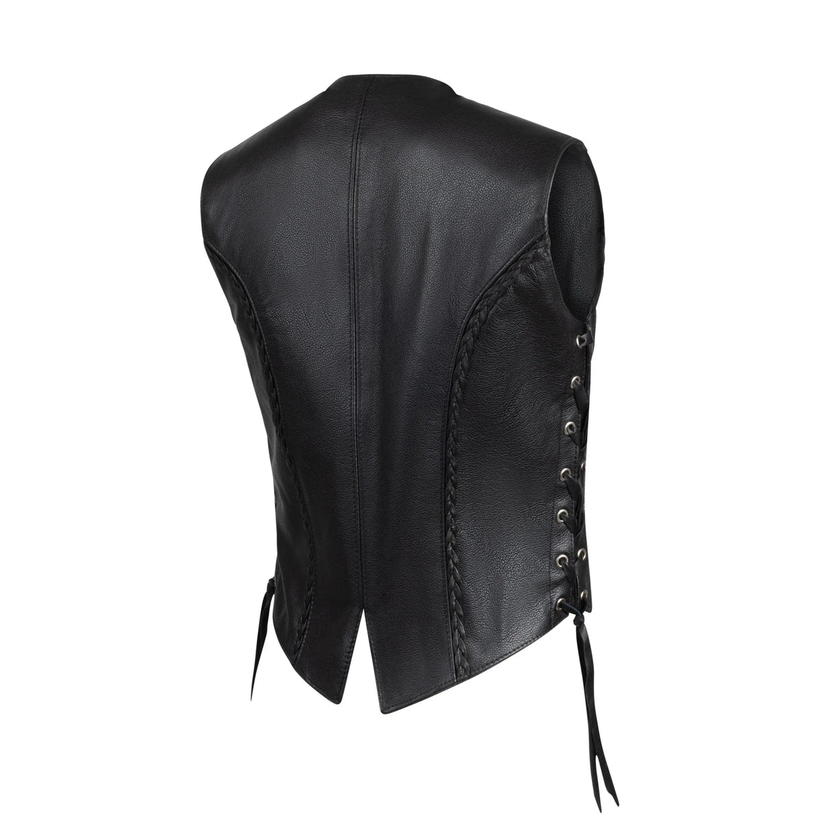 Legendary Women's Braided Leather Vest