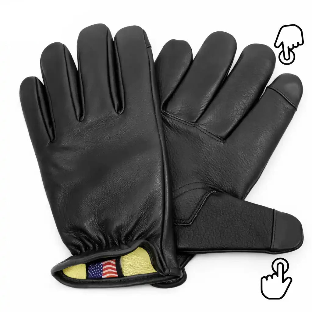 Aramid Touchscreen Deerskin Gloves