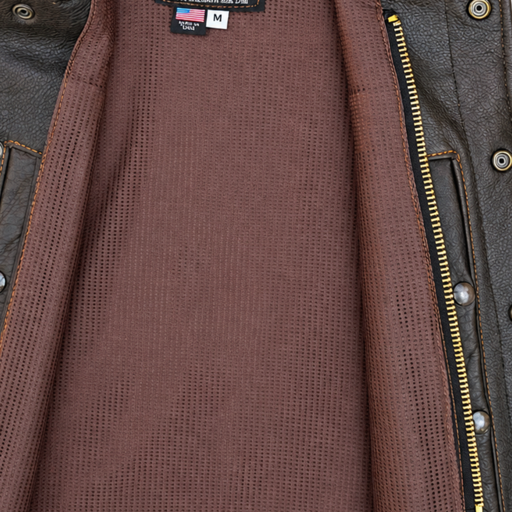 Legendary LowLife NCP Dark Chocolate Leather Vest
