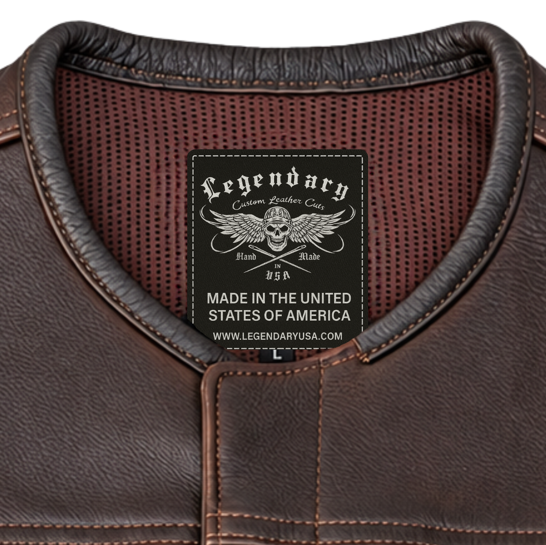 Legendary LowLife NCP Dark Chocolate Leather Vest
