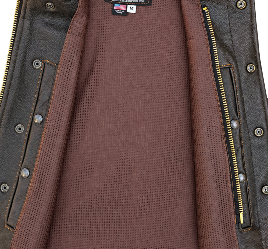 Legendary LowLife NOP Dark Chocolate Leather Vest