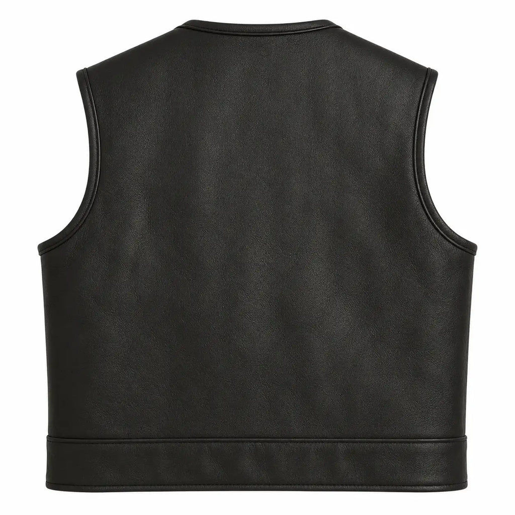 Legendary Lowlife NCP Black Leather Club Vest