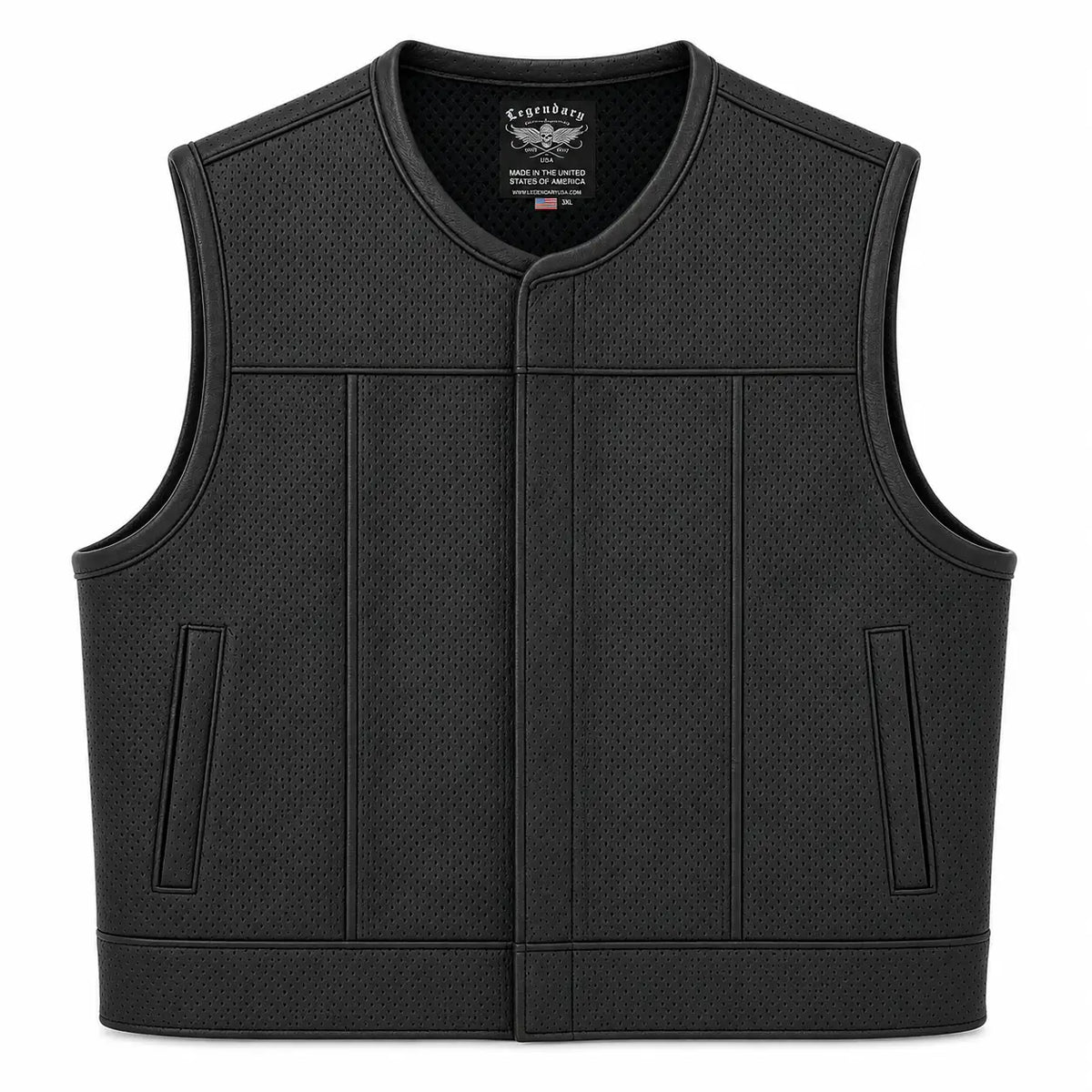 Legendary LowLife NCP Perforated Leather Club Vest