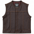 Legendary LowLife NCP Dark Chocolate Leather Vest