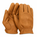 Tan Short Wrist Deerskin Gloves